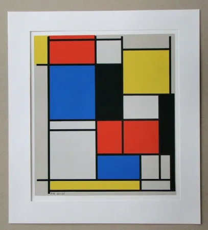 丝网印刷 Mondrian - Tableau II. - 1921/25