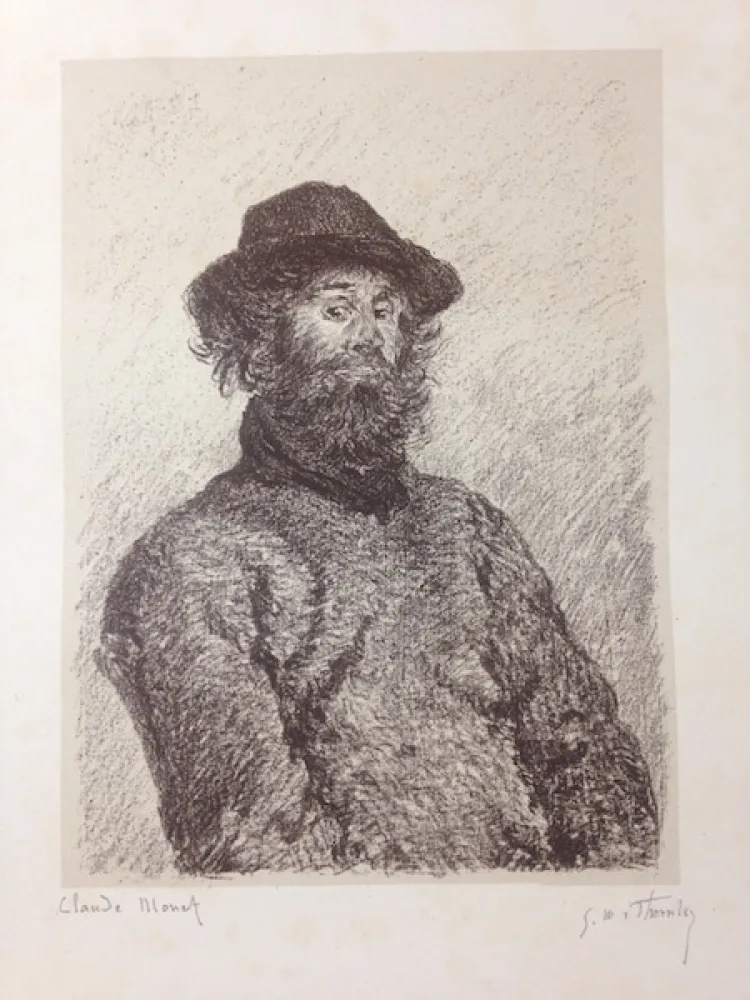 石版画 Monet - Portrait de Poly