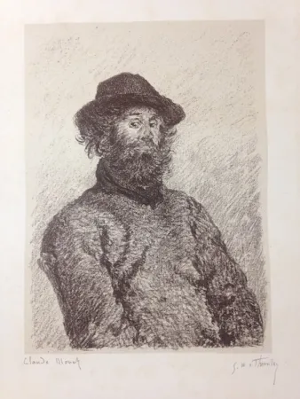石版画 Monet - Portrait de Poly