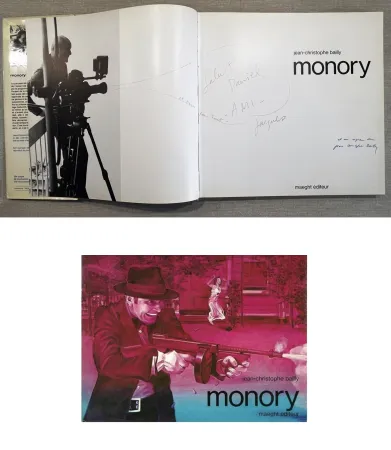 插图书 Monory - J.-C. Bailly. MONORY. Avec une dédicace de l'artiste (1979)