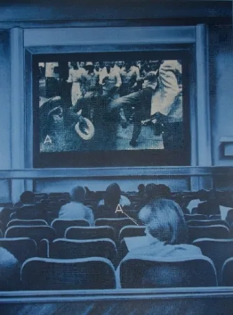 丝网印刷 Monory - USA 76 - Movies