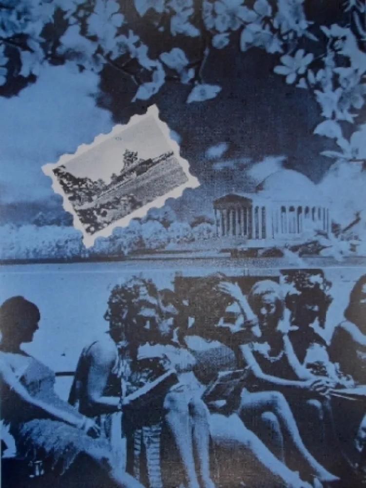 丝网印刷 Monory - USA 76 - Plage