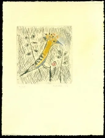 蚀刻版画 Montale  - Senza titolo