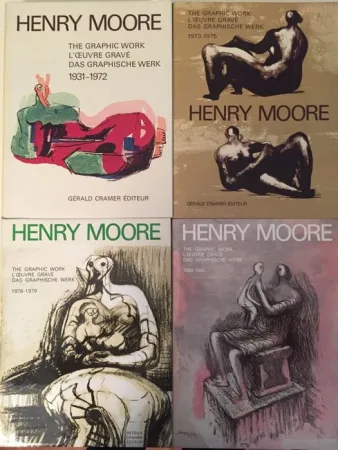 插图书 Moore - Catalogue Raisonné of Henry Moore Graphic Work 1931 - 1984 (4 Volume Set)