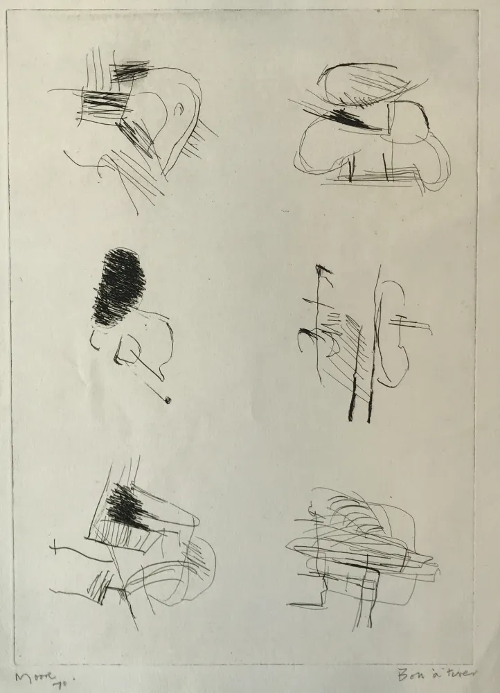 版画 Moore - Deconstructed Figures II