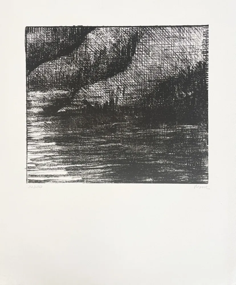 石版画 Moore - Fjord