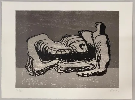 石版画 Moore - Hommage à San Lazzaro