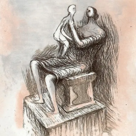 蚀刻飞尘法 Moore - Mothe & Child XX