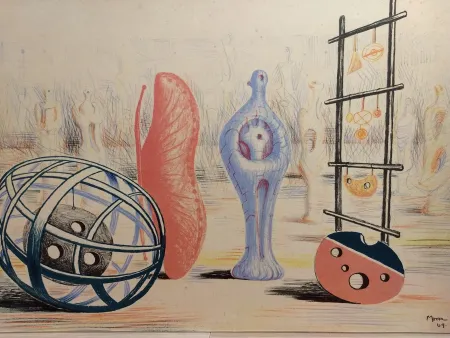 石版画 Moore - School for arts