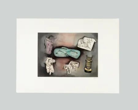 版画 Moore - Sculptural ideas (tav. 4)