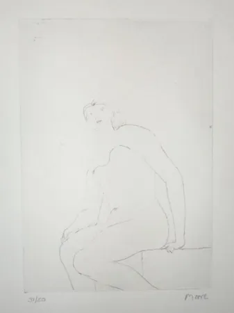 复数作品 Moore - Seated Nude