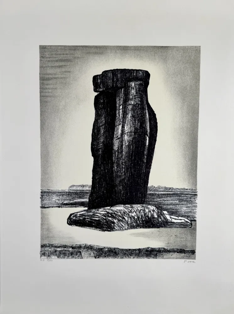 石版画 Moore - Stonehenge Pl. 8 