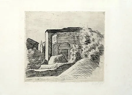 版画 Morandi - Casetta