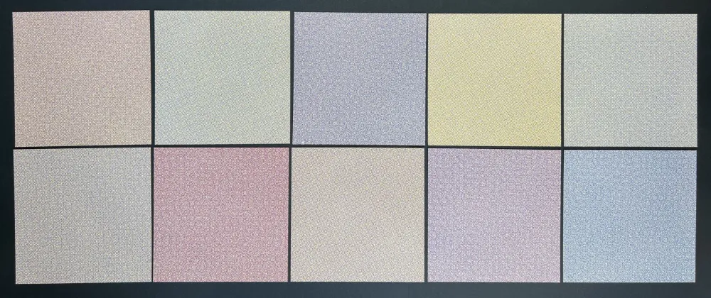 丝网印刷 Morellet - 10 color serigraphs ( complete folder )