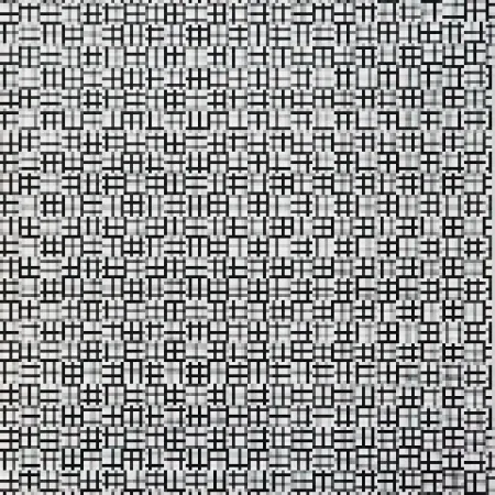 丝网印刷 Morellet - 2 trames de tirets-positif