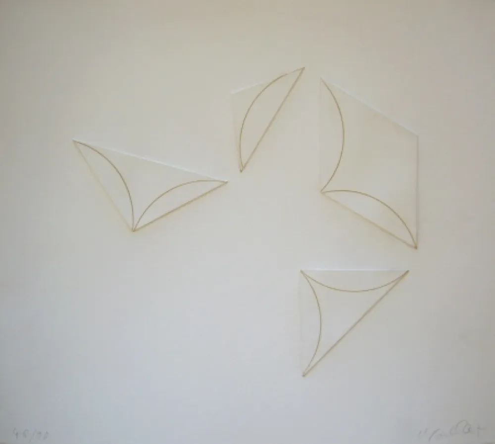 版画 Morellet - Sans titre