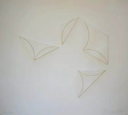 版画 Morellet - Sans titre