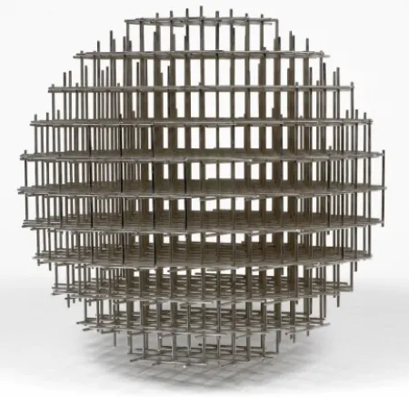 复数作品 Morellet - SPHERE METALLIQUE 