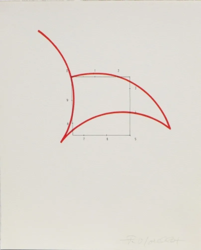 石版画 Morellet - SYSTEMES, HASARD ET TELEPHONE