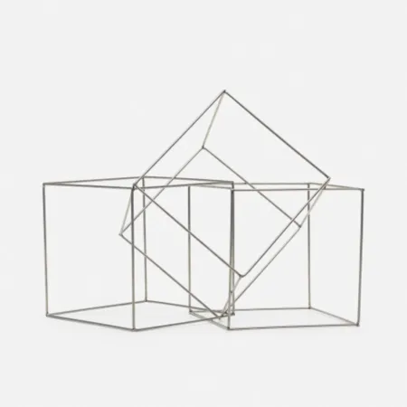 复数作品 Morellet - Trois cubes imbriqués