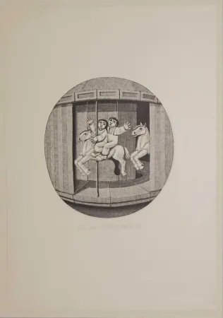 木刻 Morena - Il cavallo bianco