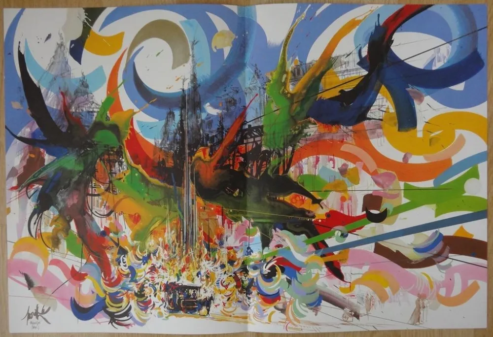 石版画 Moretti - Brel bruxelles