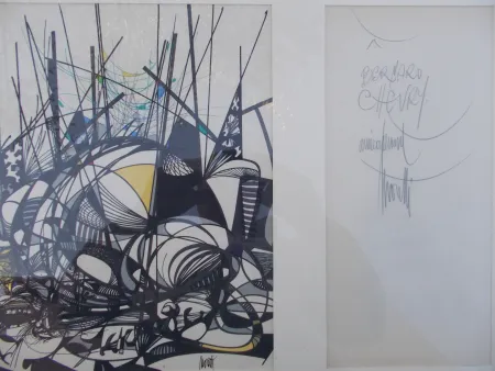 石版画 Moretti - Le champ des sphères