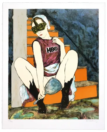 石版画 Mørkeberg - Sans titre