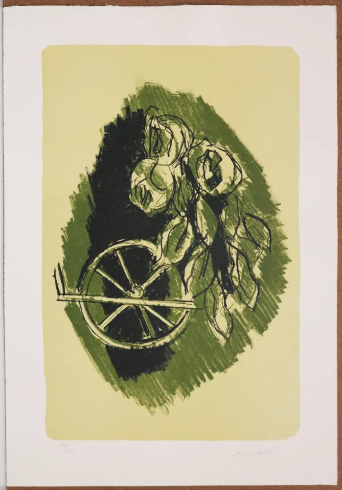 石版画 Morlotti - Quin