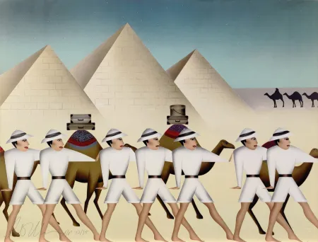 石版画 Morris - LAND OF PHAROAHS