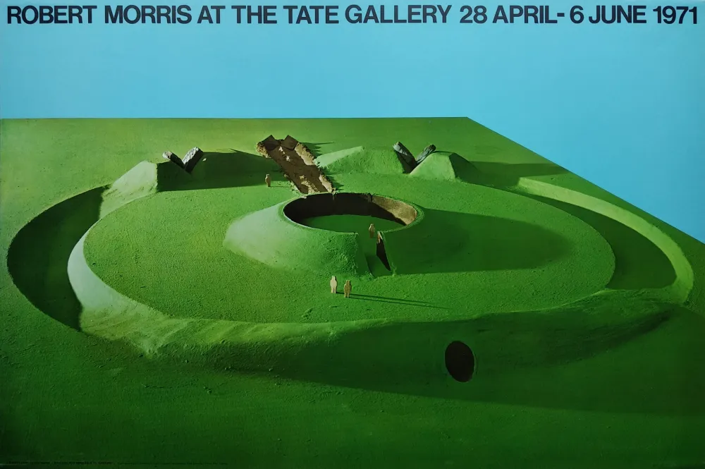 胶版印刷 Morris - Observation Earth Work – Project for Sonsbeek 71, Arnhem. 