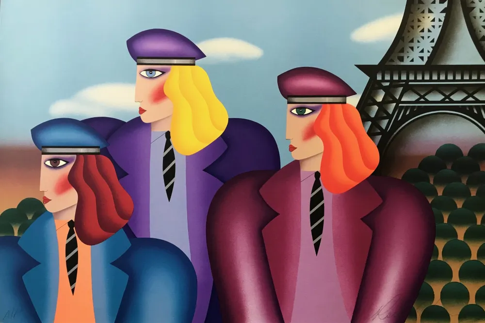 石版画 Morris - PARIS RAGE