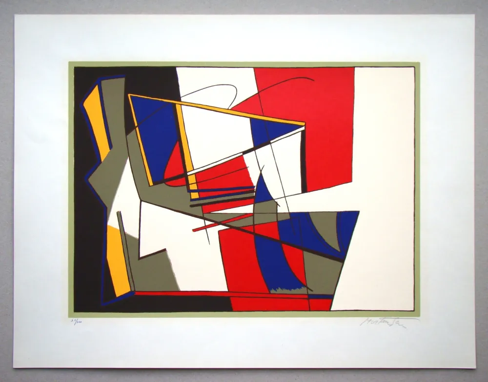 丝网印刷 Mortensen - Composition abstrait