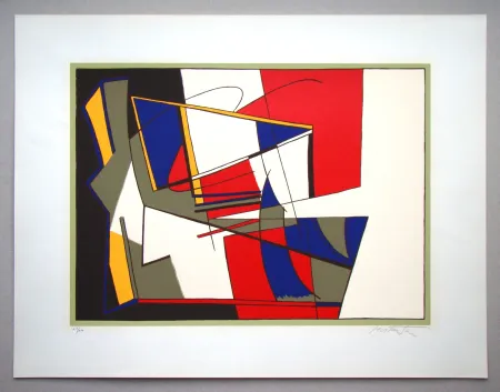 丝网印刷 Mortensen - Composition abstrait