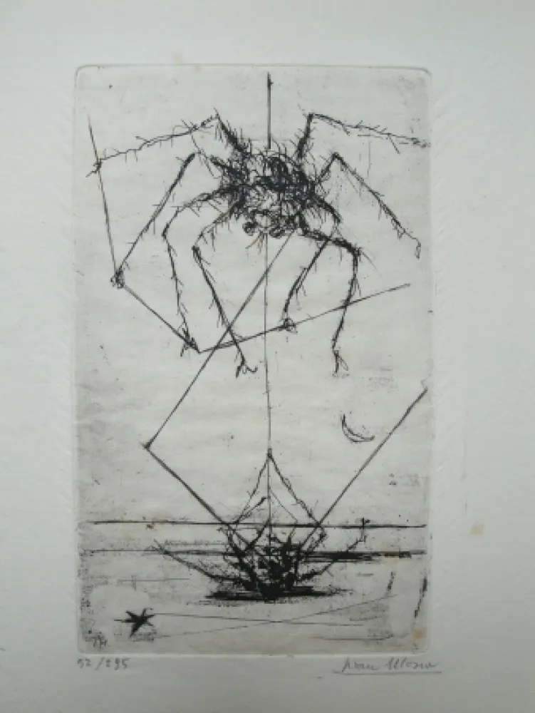 版画 Mosca - Dieci Acqueforti Originali