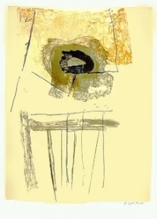 石版画 Motherwell - Chair