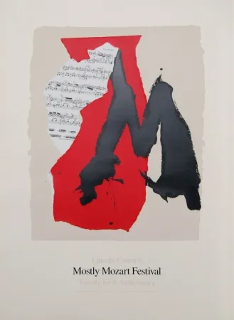 石版画 Motherwell - Lincoln Center Mostly Mozart, 25th Anniversary