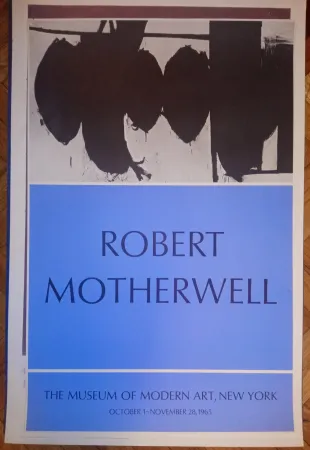 海报 Motherwell - Motherwell Museum of Modern Art 1965