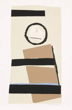 石版画 Motherwell - Pauillac #1