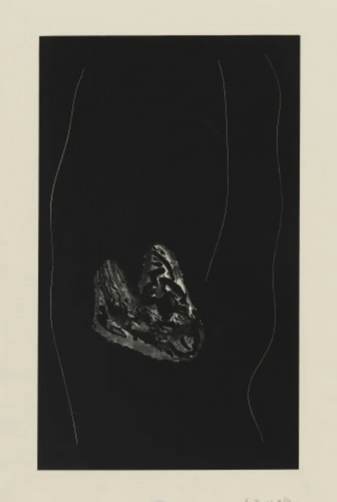 石版画 Motherwell - Soot-Black Stone, #4