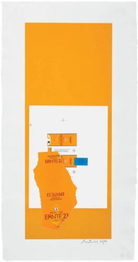 石版画 Motherwell - Summer Light Series: Harvest With Leaf