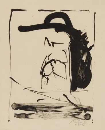 石版画 Motherwell - The Robinson Jeffers print