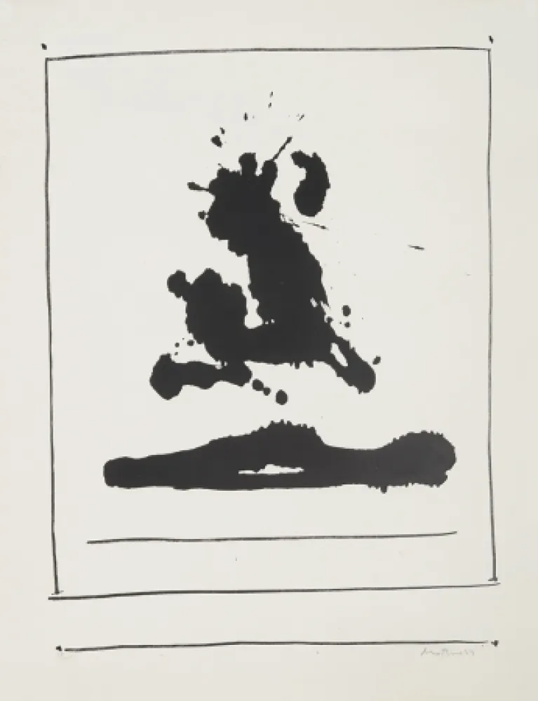 石版画 Motherwell - Untitled