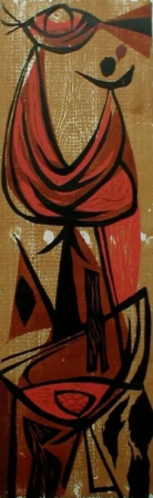 木刻 Moy - Girl Juggling