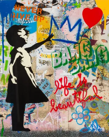 无技术 Mr Brainwash - Balloon Girl