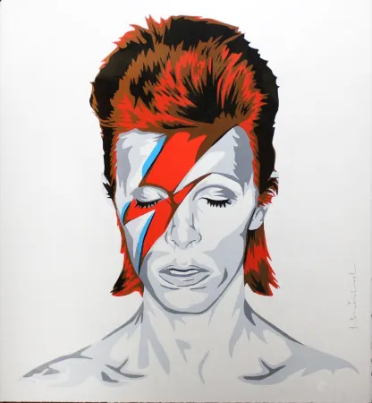 丝网印刷 Mr. Brainwash - Bowie