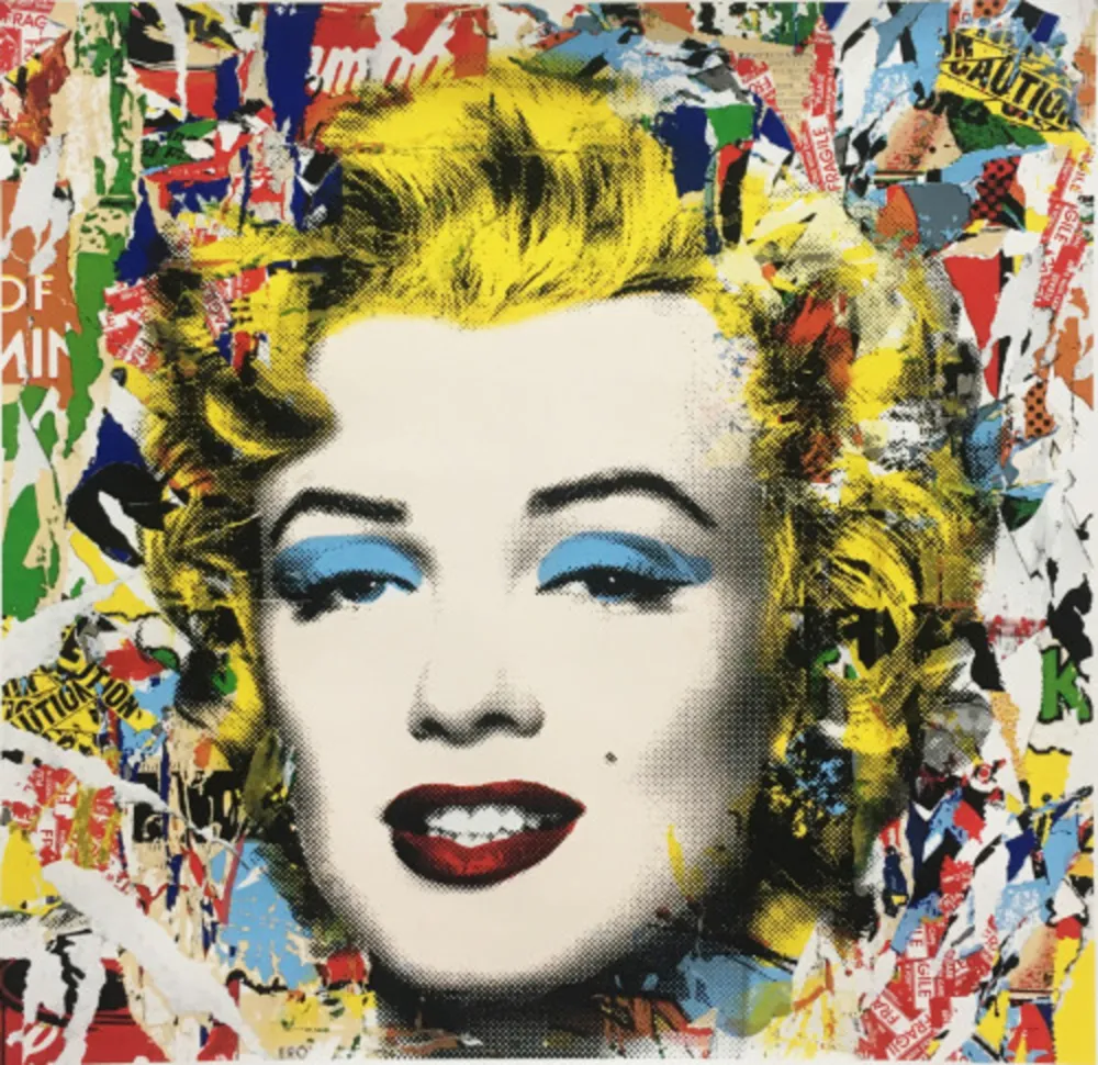 丝网印刷 Mr. Brainwash - Collage from Marilyn POPfolio