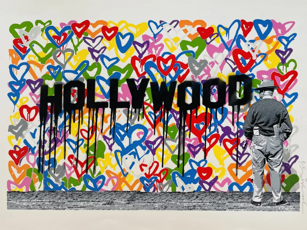 丝网印刷 Mr Brainwash - Hollywood