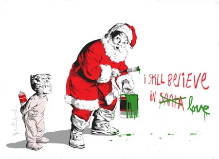 丝网印刷 Mr. Brainwash - I Still Believe in Love