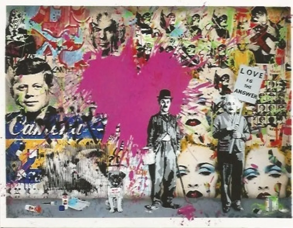 丝网印刷 Mr. Brainwash - Juxtapose